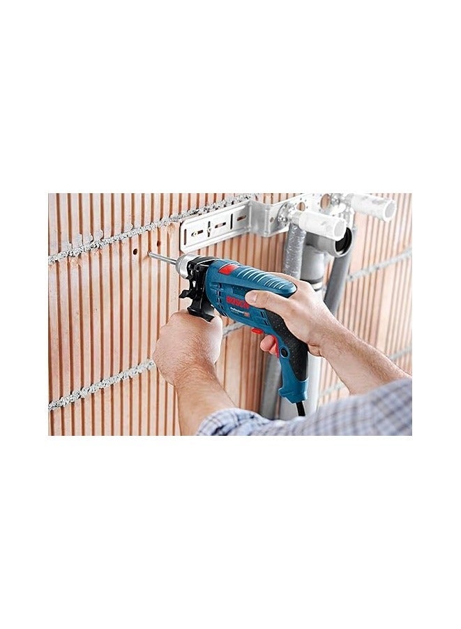 بوش شنيور 13 مم 650 وات – عادة/دقاق – إلكتروني 2800 لفة/دقيقة – مع شنطة و100 قطعة ملحقات – BOSCH GSB 13 RE - Image 3